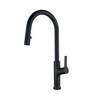 Hot Selling High Quality Deck Mount Pull Down Kitchen Faucets Matte Black Kitchen Sinks Taps with Single Handle