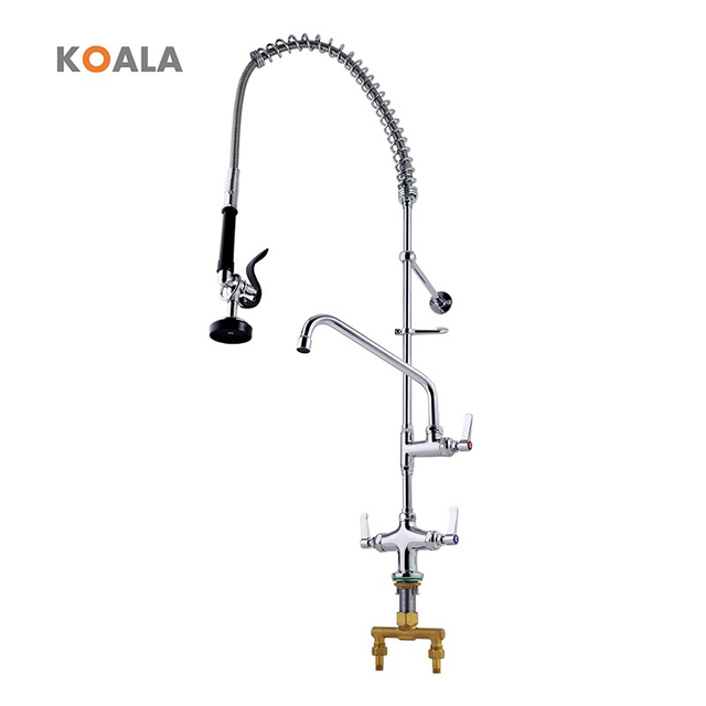 Stylish Commercial Kitchen Faucet for Dining and Healthcare Spaces