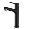 Wholesale Bathroom Sink Single Hole Tap Tall Chrome Water Faucet Pull out Basin Mixer Faucet with Sprayer