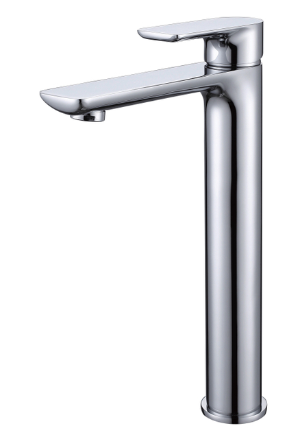 High End Elegant Single Hole Matte Black Bathroom Basin Faucet for Modern Vessel Sinks