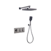 Luxury Rain Shower System with Wall-Mounted Thermostatic Faucet Set