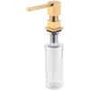 Bathroom Kitchen Sink Stainless Steel Plastic Liquid Soap Dispenser 