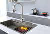 Stainless Steel 304 Water Tap Modern Taps Brass Pull Down Sprayer Kitchen Mixer Sink Faucet