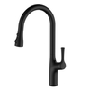 New Style Matte Black Kitchen Faucet Pull Down Kitchen Sink Faucet Single Handle Faucet Rotatable Kitchen Tap
