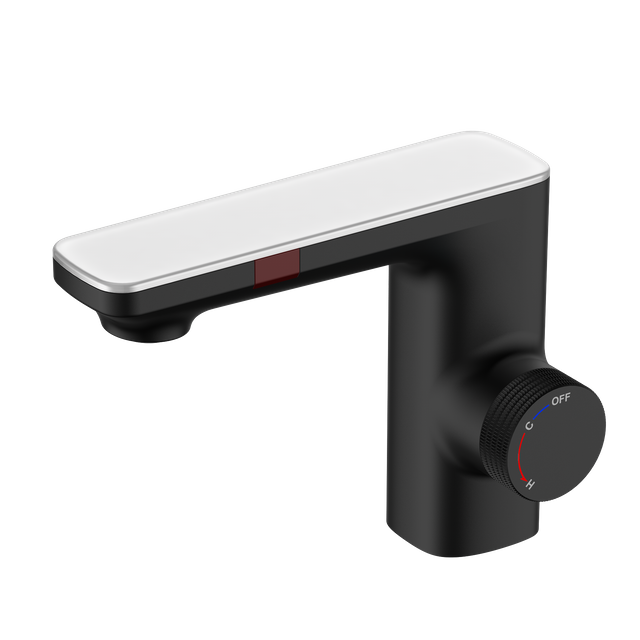 New Touchless Automatic Sink Sensor Tap Smart Washroom Basin Bathroom Mixer Faucet with Digital Display