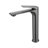 Modern Style Matte Black Trending Zinc Alloy Bathroom Basin Faucet for Single Hole