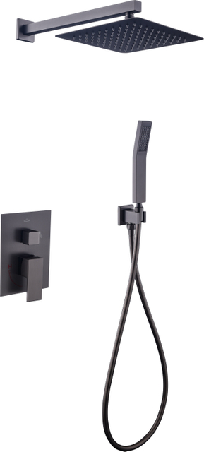 European Modern Waterfall Bath Room Shower Faucet Mixer Bathroom Thermostatic Rain Shower Sets Faucet System