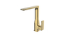 Factory Wholesale Water Bathroom Basin Faucet Deck Mounted Lead Free Brass Hot Cold Mixer Water Tap Basin Faucet