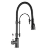 Pull Down Spray Kitchen Purified Water Sink Mixer Faucets Brass Deck Mounted Faucet Rotate 360 Degrees Solid Contemporary