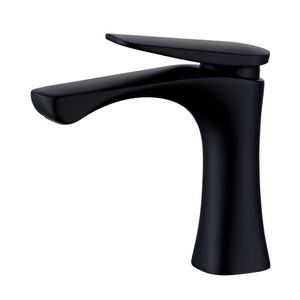 Simple Design Single Hole Farmhouse Bathroom Basin Mixer Faucet Brass Main Body Water Drop Basin Faucet