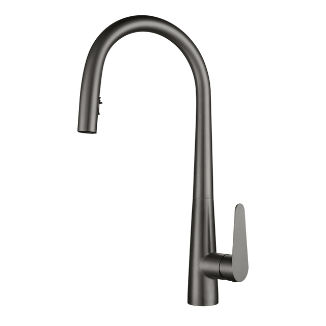 Gunmetal Stainless Steel Kitchen Sink Mixer Tap