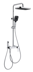 Stylish Fashionable Integrative Trendy 4-Function Digital Shower System with Brass Mixer