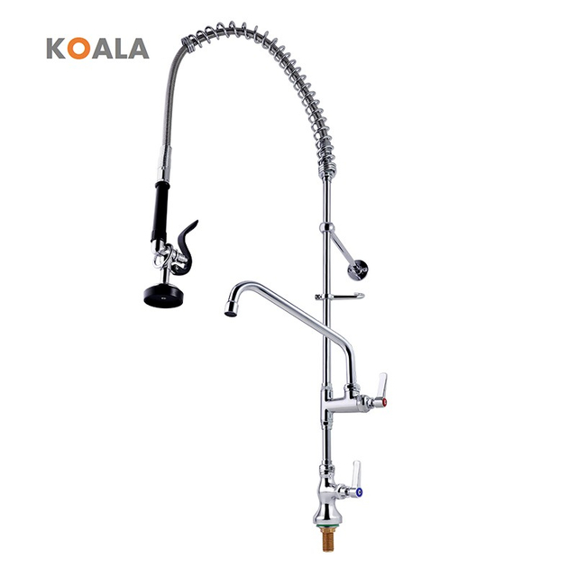 Heavy-Duty Commercial Dishwasher Pre-Rinse Faucets for Catering Kitchen