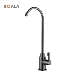 Simple Style Smooth Lines Fashionable Stainless Steel Kitchen Faucet Tap with Built-in Water Filter System