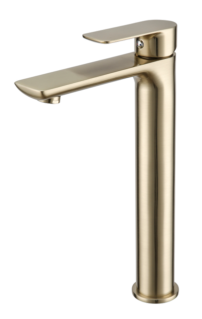 High End Elegant Single Hole Matte Black Bathroom Basin Faucet for Modern Vessel Sinks