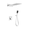 Stylish in-Wall Hot and Cold Mixer Rain Shower Set 