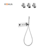 Wall Mounted Rain Concealed 3 Function Hot Cold Luxury Shower System