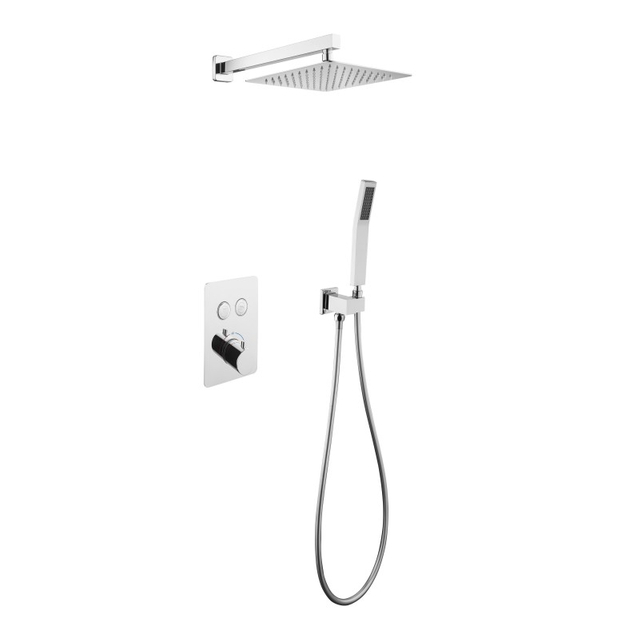 High Quality Elegant Hidden Handheld Sprayer in Chrome Shower Faucet