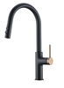 High Quality Single Handle Brass Mixer Stainless Steel Faucet Pull-Down Deck Mounted Kitchen Tap