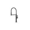 Modern Design Stylish Flexible Gun Grey Pull Down Kitchen Faucet with Brass Finish