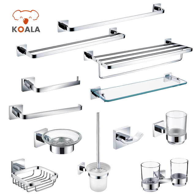 Premium Stainless Steel Bathroom Accessories Set 