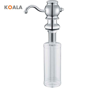 Elegant Stylish Bathroom Glass Pump Soap Dispenser