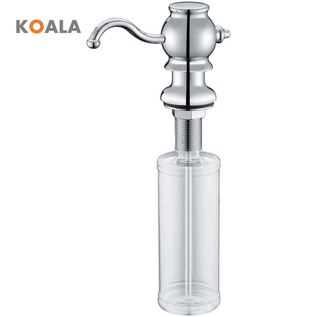 Elegant Stylish Bathroom Glass Pump Soap Dispenser