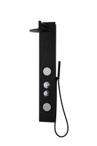 Stainless Steel Massage SPA Rain Bathroom Wall Mount Shower Column Screen Panel