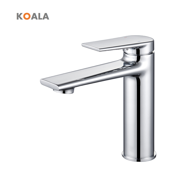 Modern Cupc Chorme Stainless Steel Single Handle Bathroom Faucet with Single Hole