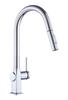 Modern Single-Hole with Extension Sprayer Pull Down Function for Cold Water Pull Down Kitchen Faucet