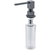 Bathroom Kitchen Sink Stainless Steel Plastic Liquid Soap Dispenser 